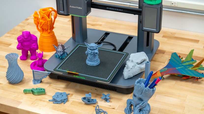 ankermake m5 - a small selection of the print tests run with the m5.