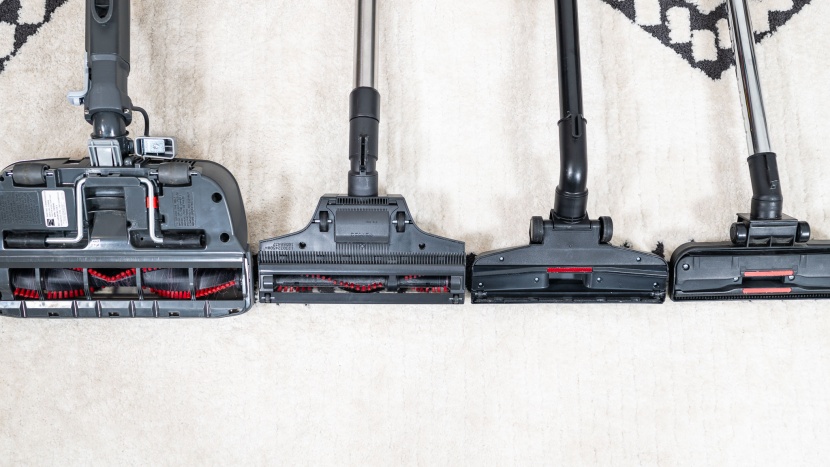 comparing different brush heads.