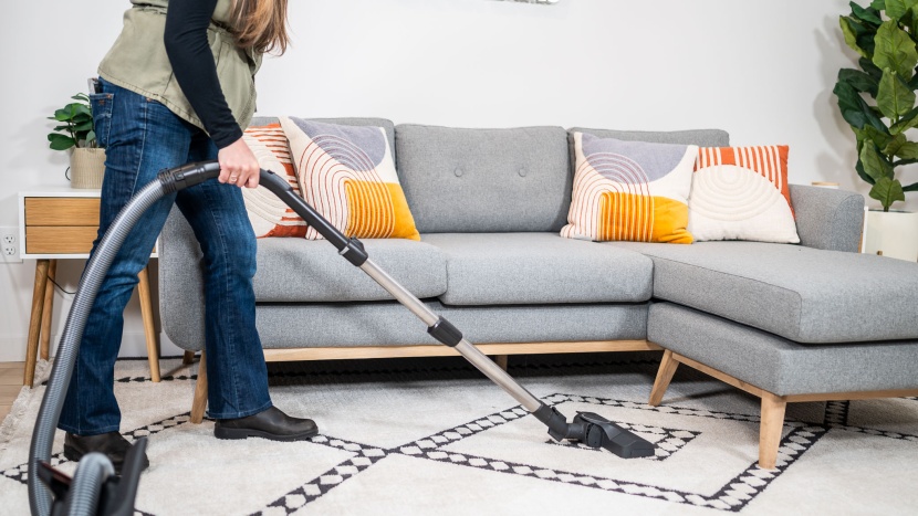 canister vacuum - shown here is the miele classic c1 on low pile carpet.