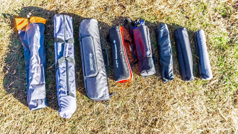 we were impressed with the bag offerings of nearly every tripod...