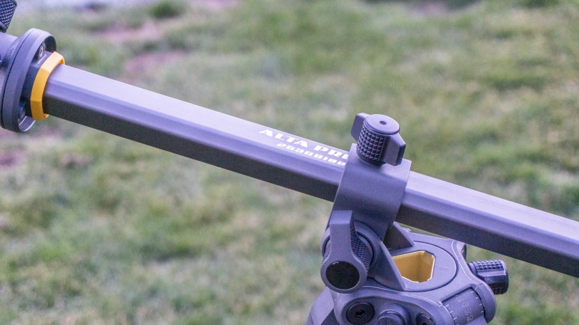 vanguard alta pro 2+ 263cb 100 carbon fiber - the center column in "multi-angle mode" is much easier to adjust...