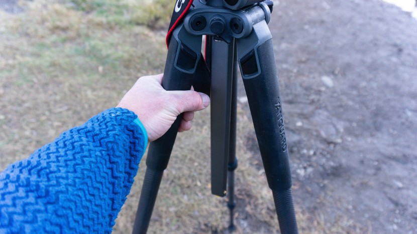 tripod - there are various shoulder lock locations and release types, though...