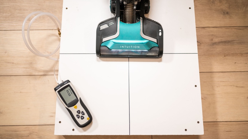 located in the center of our test floor is a small hole connected to...