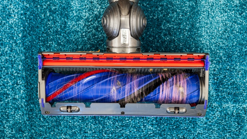 dyson v12 slim - long hair tangling in the brush roll is inconvenient but not...