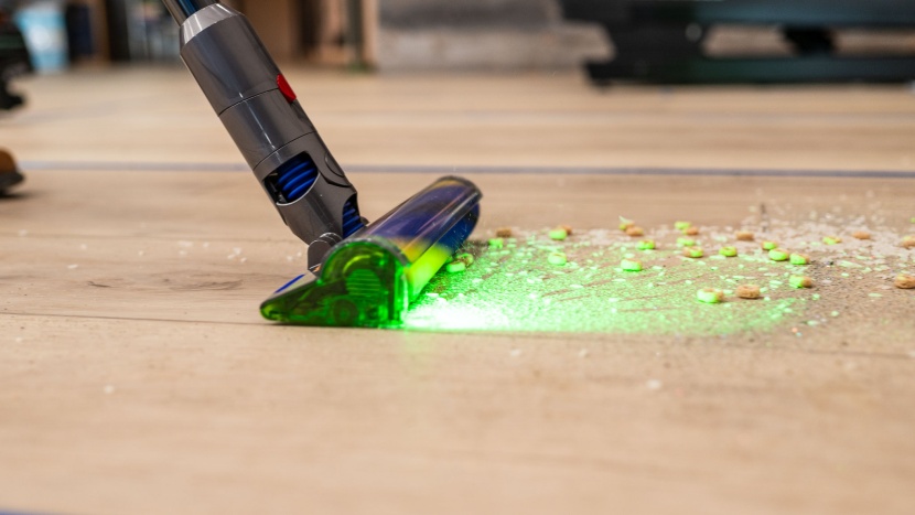 dyson v12 slim - the high clearance of the head gate allows larger debris like...