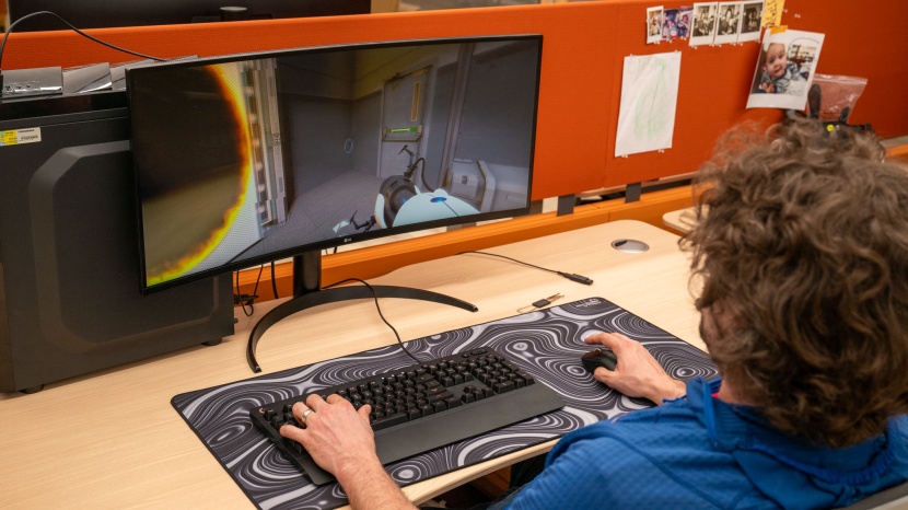 logitech g213 prodigy - typing on this board is less than ideal, but locating and pressing...