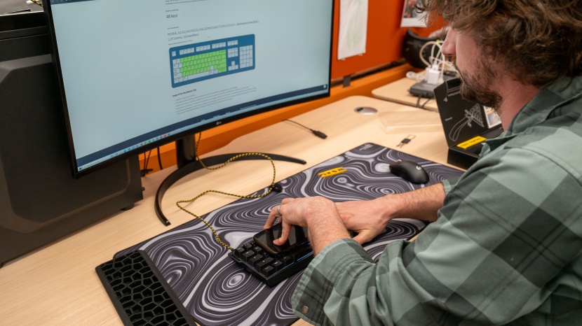 wooting 60he+ - our testers used any method at their disposal to check just how many...