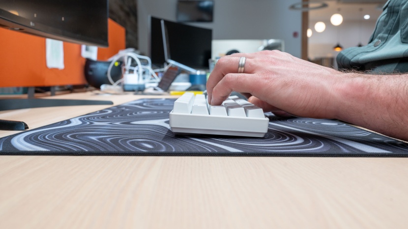 keyboard - the magegee portable 60% is a portable compact keyboard, but with...