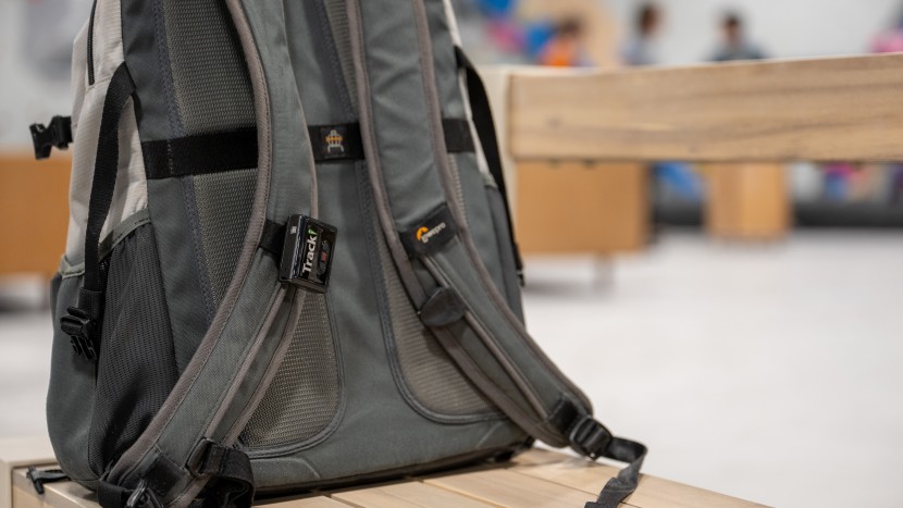 tracki gps - the clip attachment for the tracki gps makes it easy to attach to...