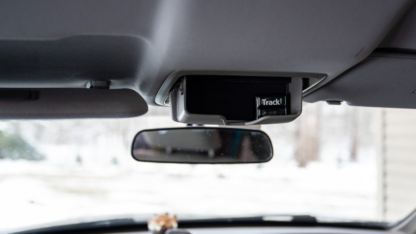 tracki gps - there are plenty of places to tuck the tracki gps inside a car.