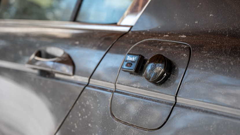 tracki gps - though this is not the ideal spot for sticking them, the tracki gps...