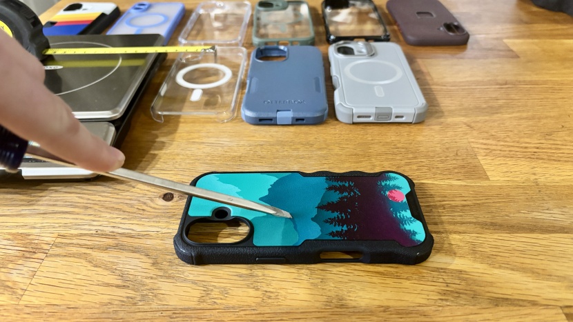 we tested scratch resistance with a flathead screwdriver to see how...