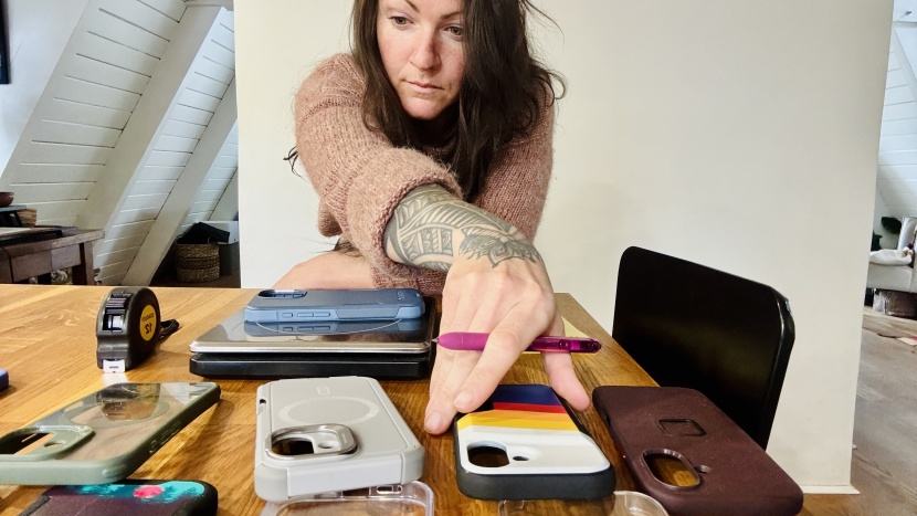 our lead tester, kat, meticulously weighed each iphone 16 case to...