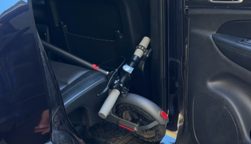 maxshot v1 - the maxshot v1 easily stores behind a passenger seat if you need to...