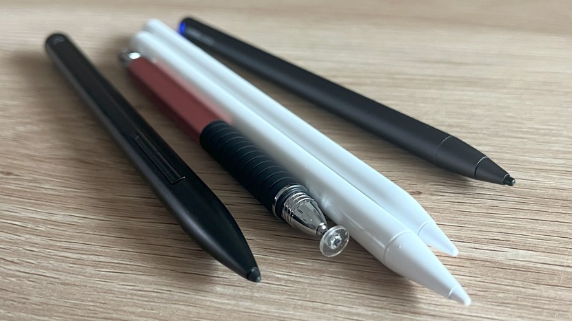 the adonit note+, mixoo, insignia, jamjake, and adonit dash 4.