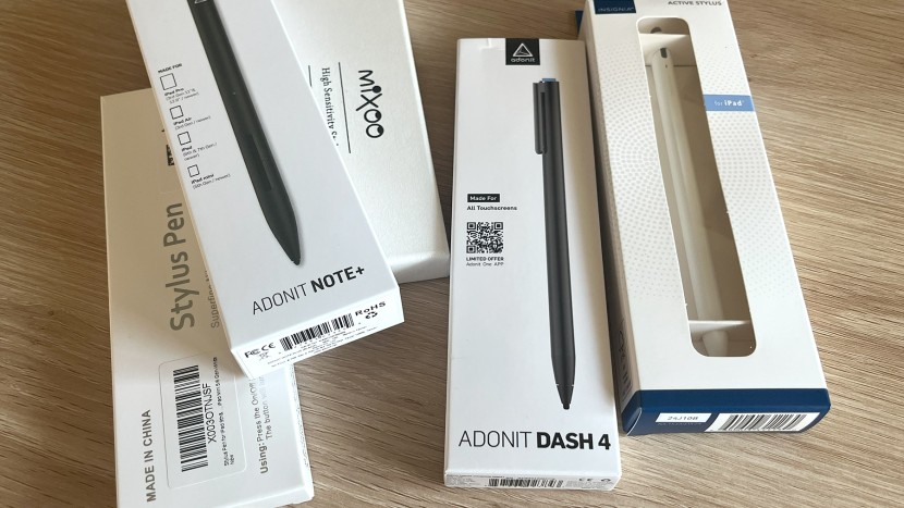 a collection of some recent styluses from an updated testing...