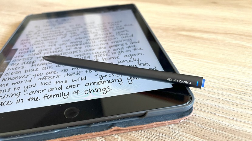 stylus pen - the adonit dash 4 has great palm rejection, pressure sensitivity and...