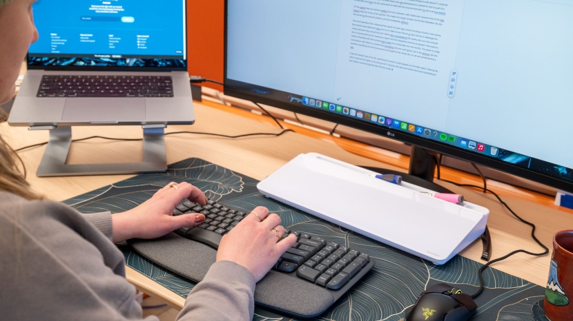 logitech wave keys - the wave keys is a product we would consider using in our office...