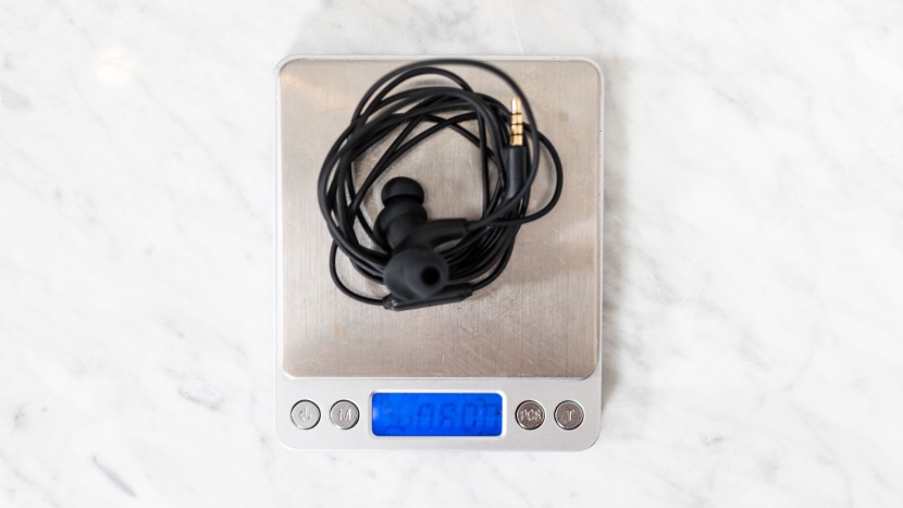 lighter earbuds and wires put less strain on ears.