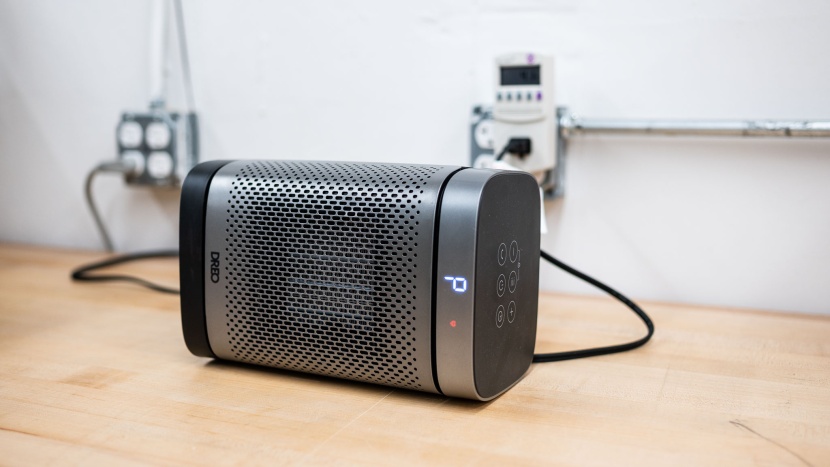 space heater - tip over protection is a serious consideration if you have pets or...