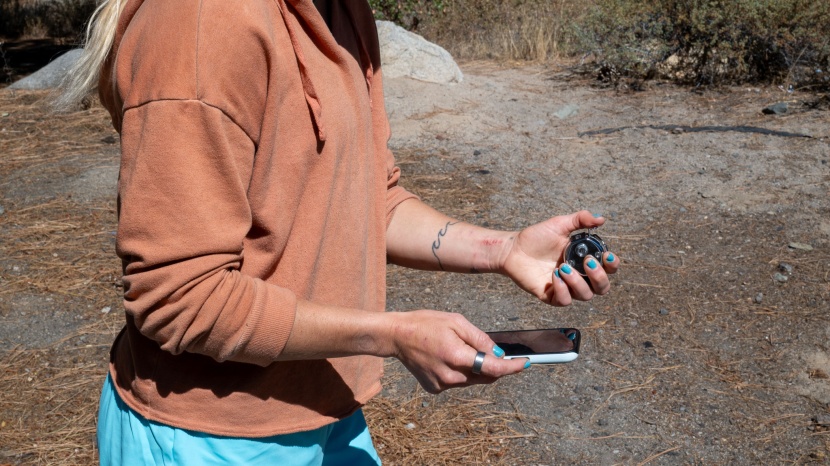 fitness tracker - testing step counting and distance measurement.