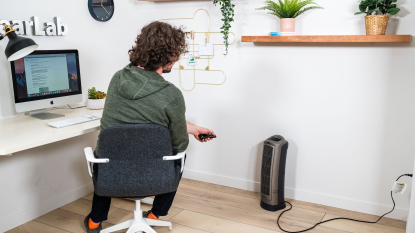 space heater - by tweaking all functions, we were able to dial in sweet spot...