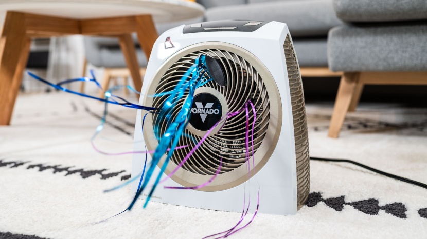 space heater - the vornado&#039;s fan makes up much of its build, allowing extra power...