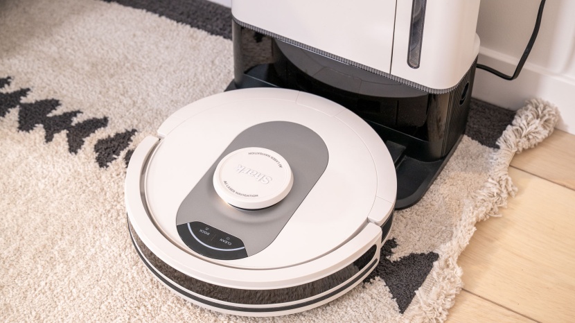 robot vacuum - the shark ai ultra 60 covered 90% of our testing space, though its...