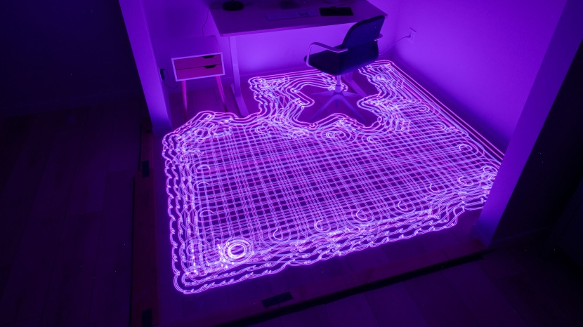a consistent grid with lots of overlaps, as shown on our timelapse...