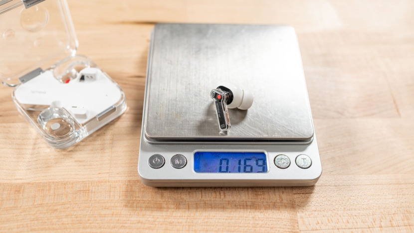 nothing ear wireless - the lightweight nothing ear are easy to wear for an hour or more.