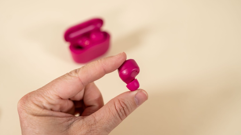 jlab go pop+ - the jlab are not as comfortable as the average bud.