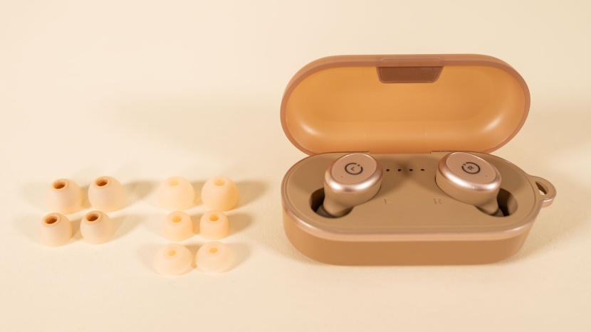 tozo t10 - a number of tozo eartip options help you optimize the fit.