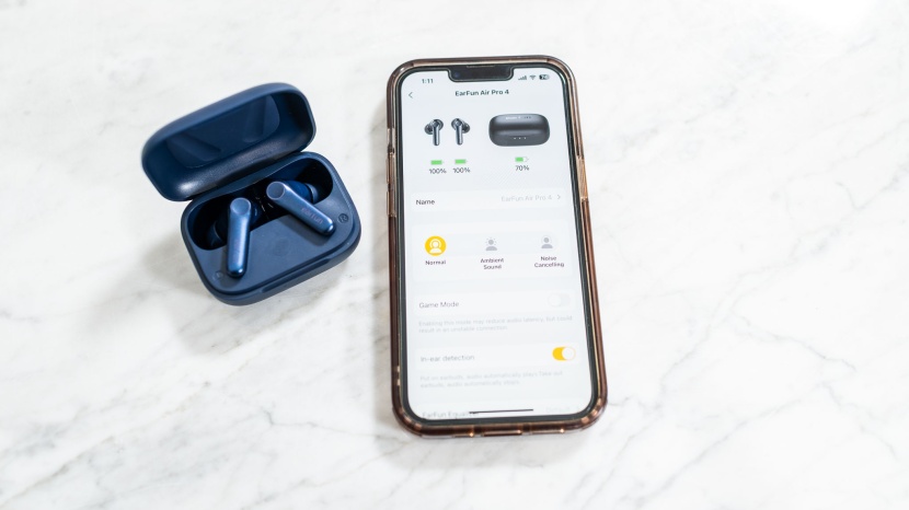 earfun air pro 4 - while the earfun app can be overwhelming, it&#039;s easy to check your...