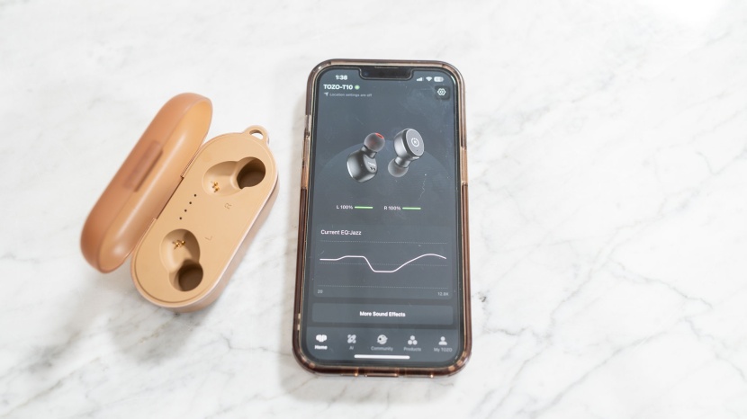 tozo t10 - the tozo app is clunky and not easy to use.