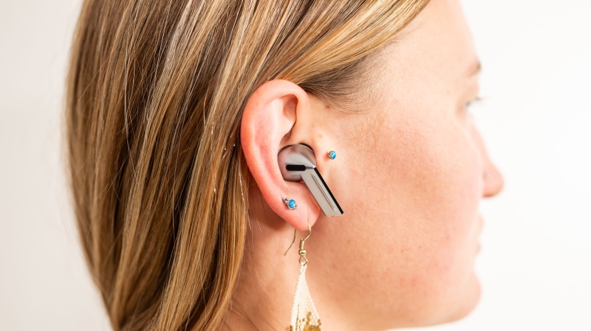 samsung galaxy buds3 pro - the galaxy buds3 feel so much lighter than they look.