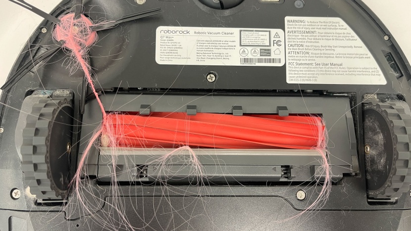 roborock q7 max+ - tangles, tangles tangles. the q7 consistently surprised us with new...