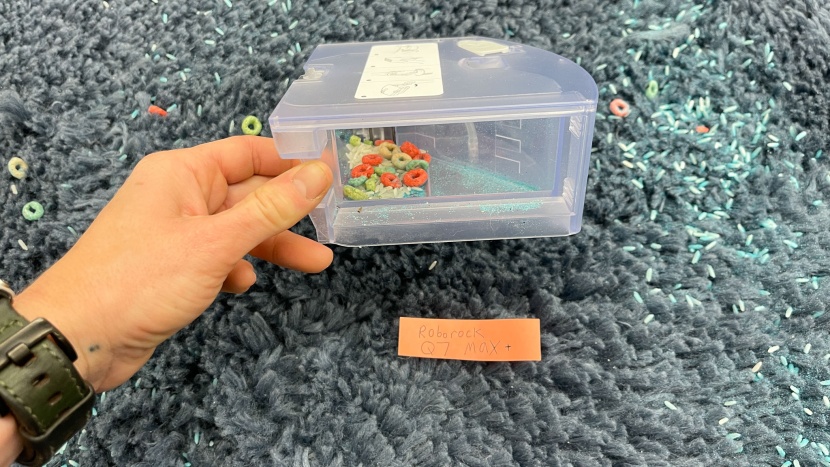 roborock q7 max+ - most debris can be handled by the q7, particular on carpet.