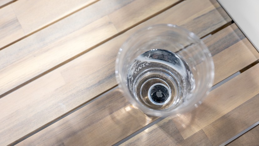 the apple airtag's ip67 rating means it can handle being dropped in...