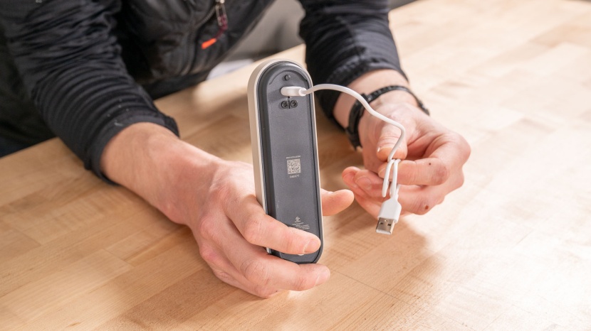 google nest doorbell battery - this doorbell-style security camera operates off a battery.