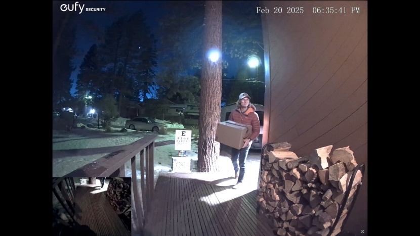eufy video doorbell e340 - the color night vision with the ambient light made it more difficult...