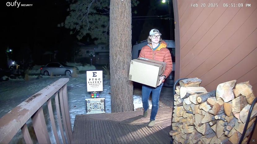 eufy floodlight cam e340 - the eufy floodlight maintains picture quality even with the bright...