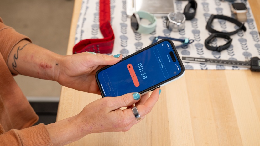 oura ring gen 3 - when an activity is being tracked, you can observe a timer in the...