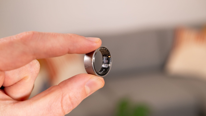 fitness tracker - looks like a regular ring, but acts like a tiny health-tracking...