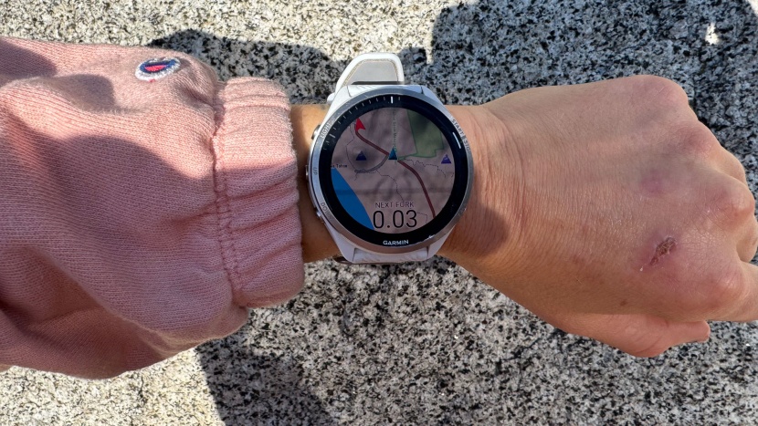 garmin forerunner 965 - with a bright amoled display and large screen, you can easily view...