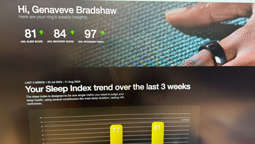 fitness tracker - we evaluated how each tracker analyzed sleep and the quality of...