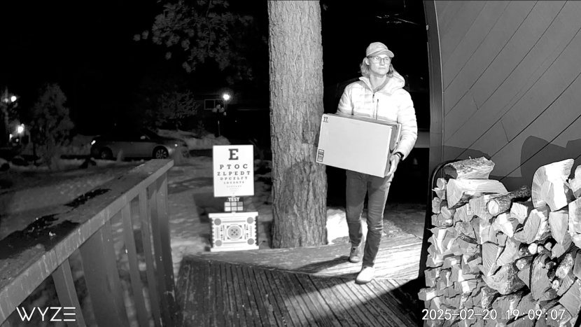 wyze cam pan v3 - facial features are usable for identification when the camera is...