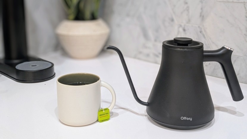 electric kettle - the offacy gooseneck hits the right temperature for a fine cup of...