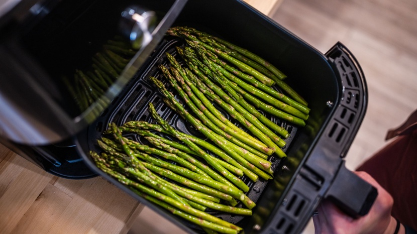 instant vortex plus - the instant vortex is great at lightly crisping vegetables.