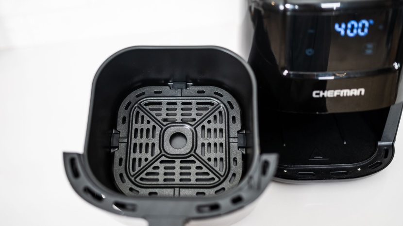 chefman compact - the mini can only hold half the capacity of frozen fries, but it did...