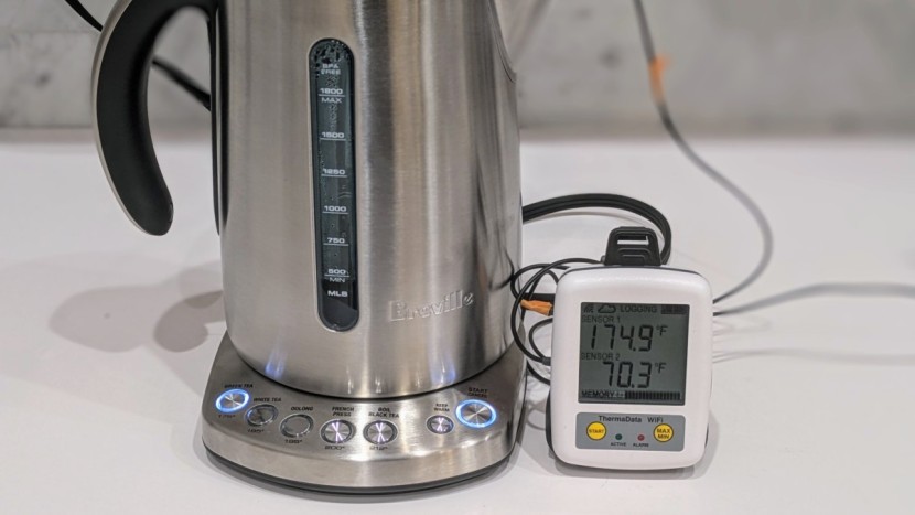 breville iq - only 0.1 degrees off target!!!